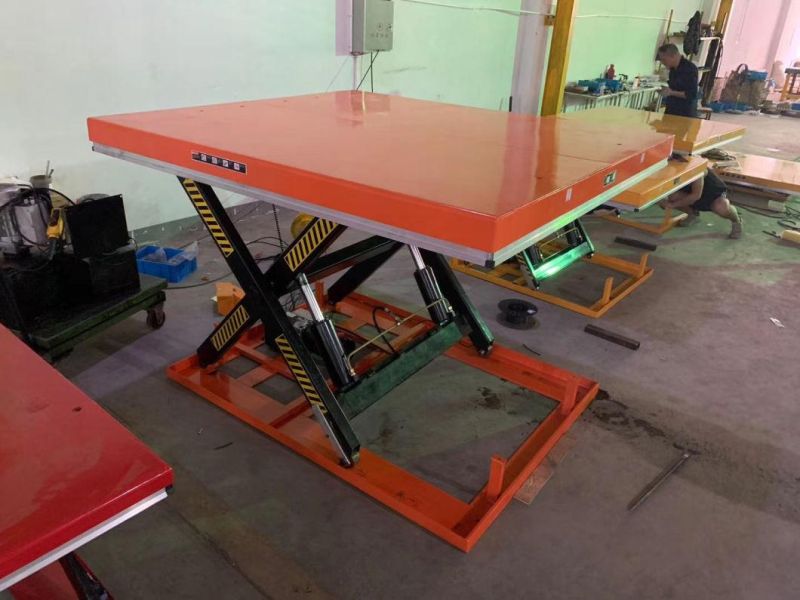 1000kg Loading Capacity Fixed Hydraulic Standard Scissor Lift Table