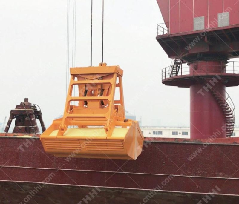 Motor Hydraulic Two Shell Grab for Handling Bulk Cargo with CE Certificate