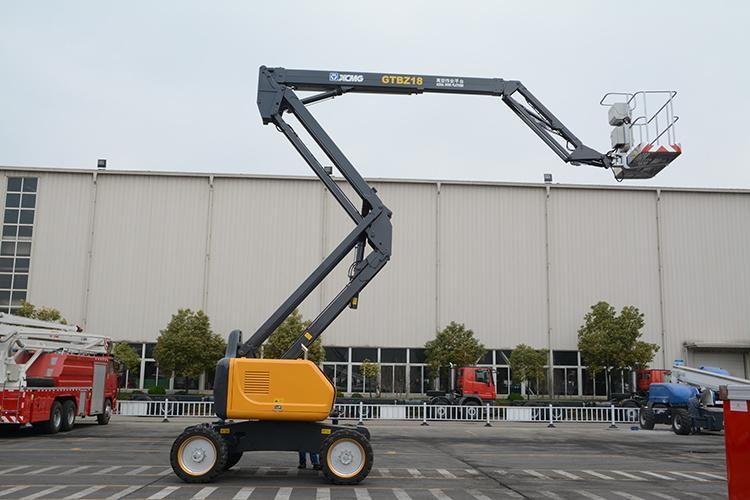 18m Articulated Mini Hydraulic Mobile Boom Lift Gtbz18A1