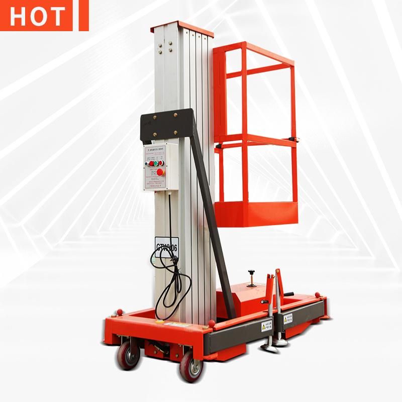 6 Meters Aluminum Alloy Lift Table Electric Working Lifting Table 150 Kg Lifting Table