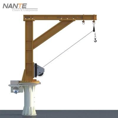 Bzd Type Pillar Cantilever Crane 360 Degree Rotational Angle with Great Supervision