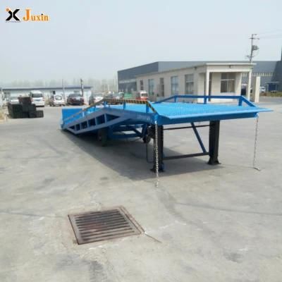 Manual Forklift Loading Ramp Hydraulic Container Load Ramp with Dcq8-0.6