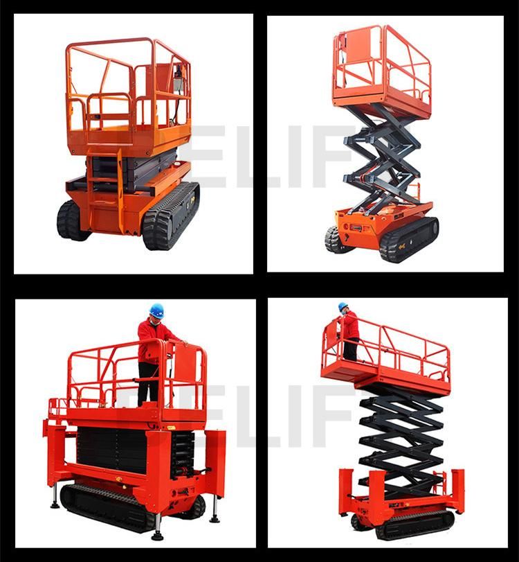 Aerial Work Platform Crawler Self Propelled Scissor Lift for Sale