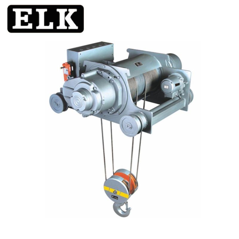 Double Speeds 10ton Wire Rope Hoist with Trolley