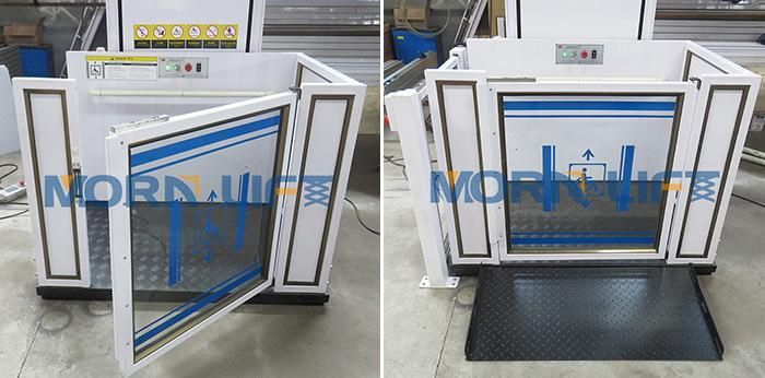 4m Hydraulic Vertical Electric Wheelchair Lifts for Elder or Wheelchair Users