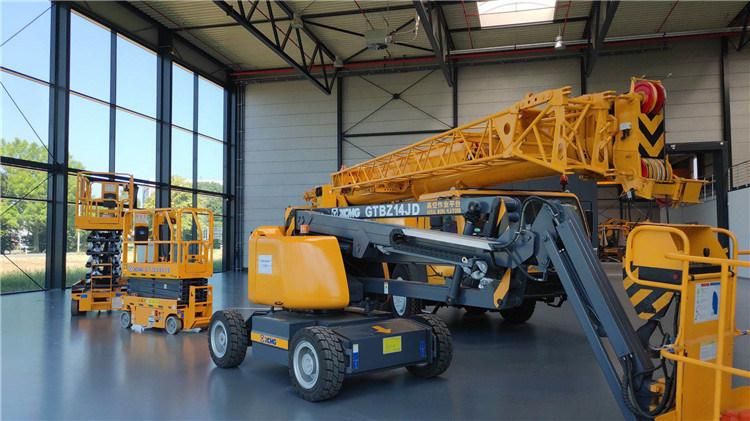 XCMG Factory Gtbz14jd Self-Propelled Articulated Boom Lift 14m Mobile Aerial Work Platform Equipment Price