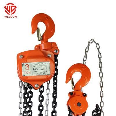 Building Lifting Tools Manual Small Hand 5 Ton Chain Hoist