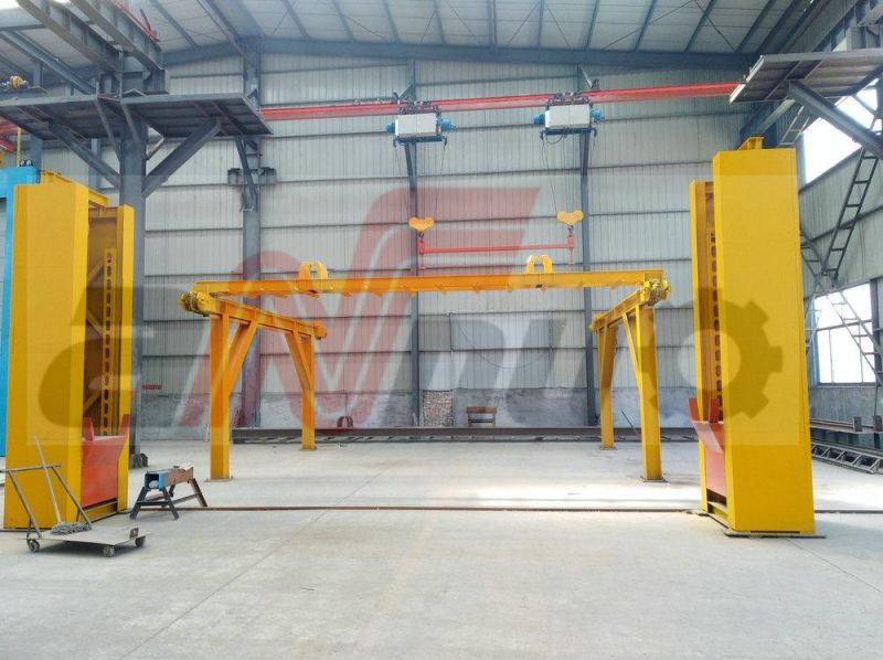 Black and White Work Piece Lifting Station for Galvanizing Planting