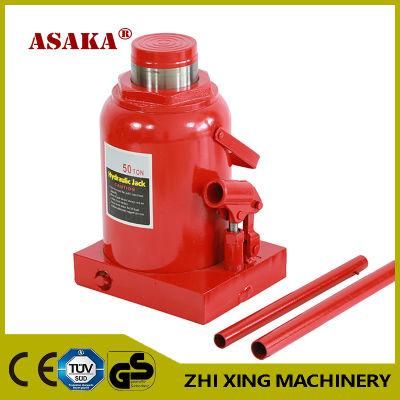 Manufacture in China 50 T Vertical Hydraulic Bottle Jack with Handle