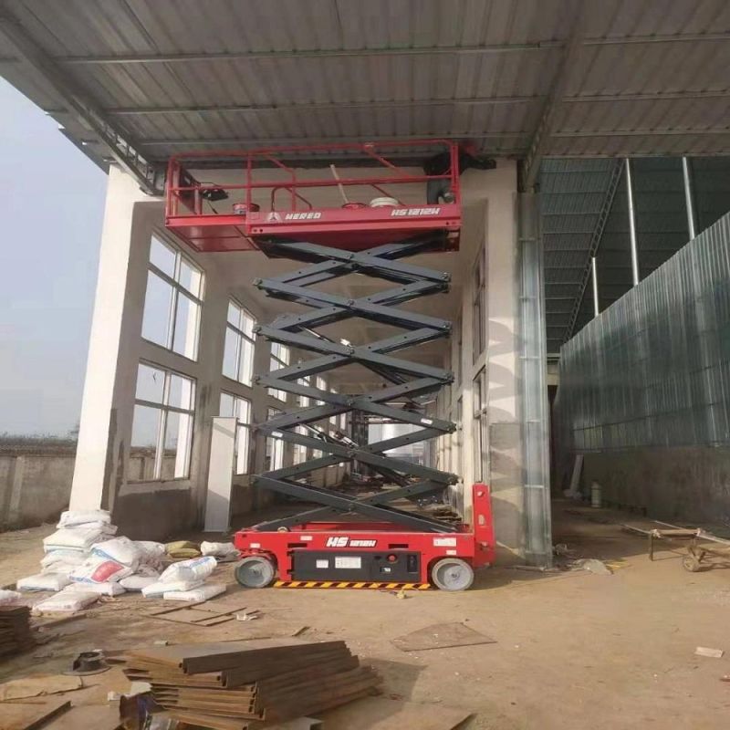 Mini Pallet Warehouse Mobile Stationary Manual Hydraulic Electric Scissor Car Lift Platform Price