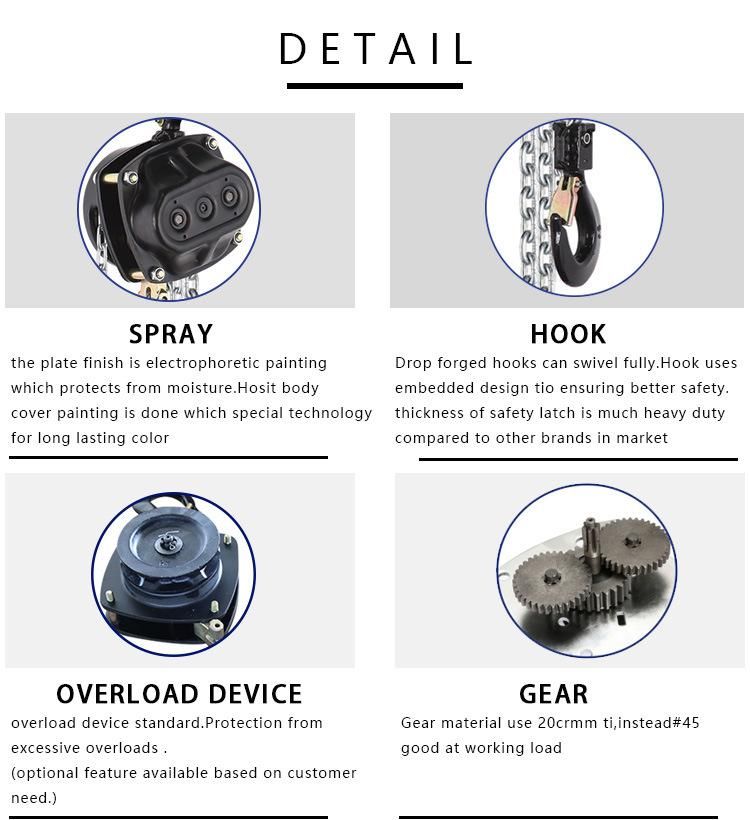 3 Ton Stainless Steel Chain Hoist for Lifting
