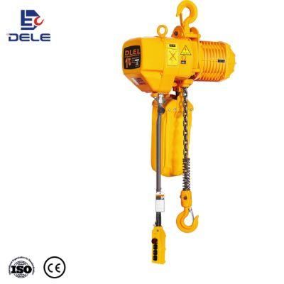 High Quality 3 Ton 3 Chain Construction Electric Chain Hoist