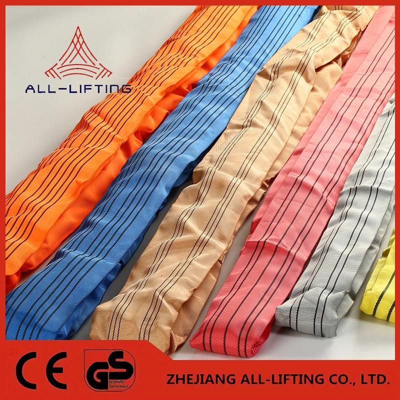 1 Ton X 10 Metre Round Webbing Sling, Single Sleeve Endless in Purple