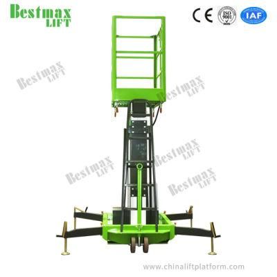 8m Platform Height Double Mast Mobile Vertical Lift Platform