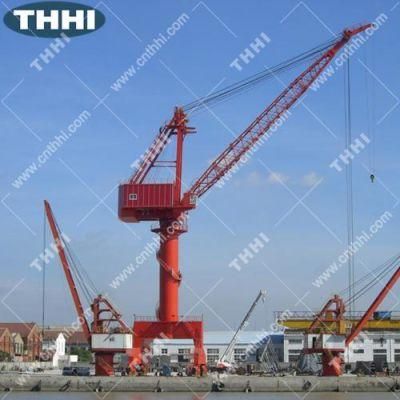 Single-Arm Wire-Luffing Portal Crane