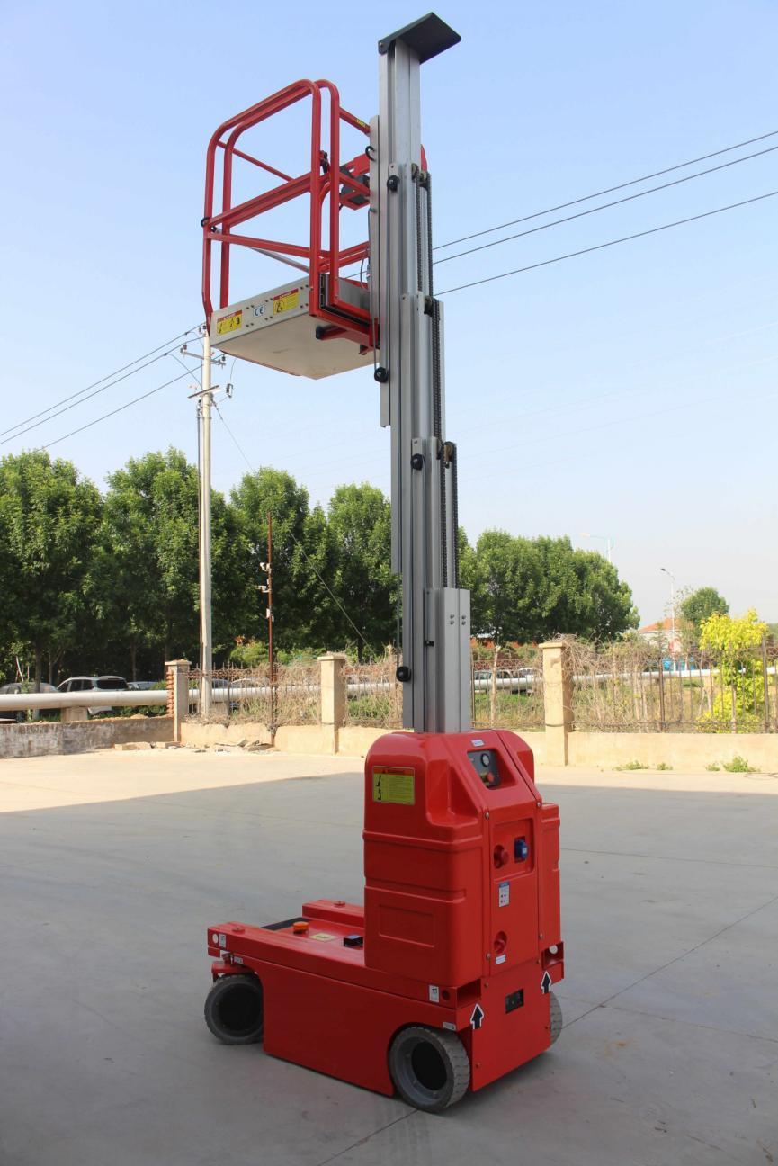 Indoor Outdoor Aerial Work DC Power Hydraulic Lifting Machine with CE Approval