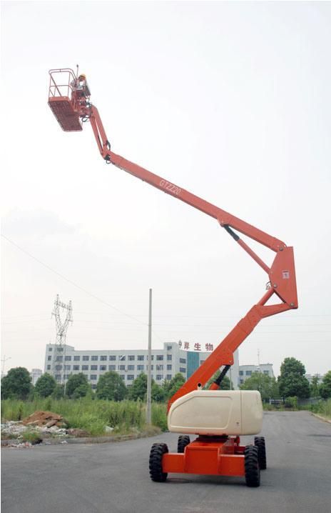 Gtzz22z Aerial Work Platform Small Articulating Boom Lift Material Handing Equipment