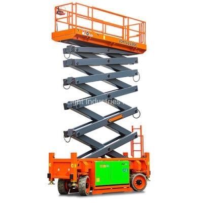 New Warehouse Machinery 12m Warehouse Lift Dingli Scissor Lifts Jcpt1212DC