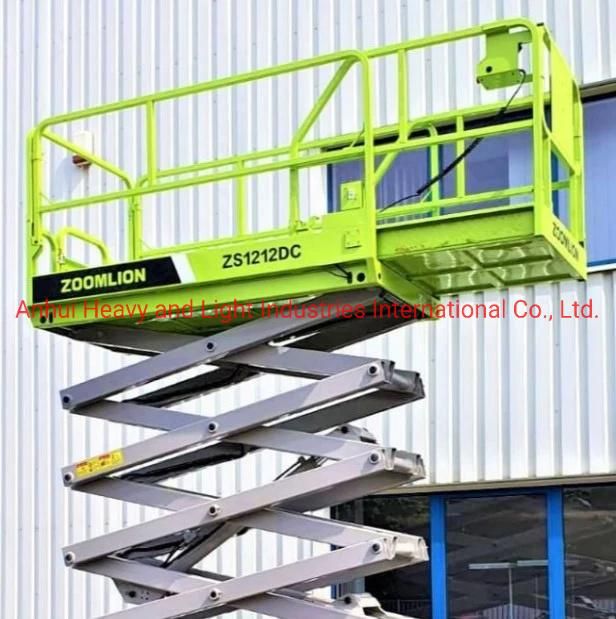 Chinese Brand Zoomlion Scissor Lifts Zs1012DC-Li with High Quality