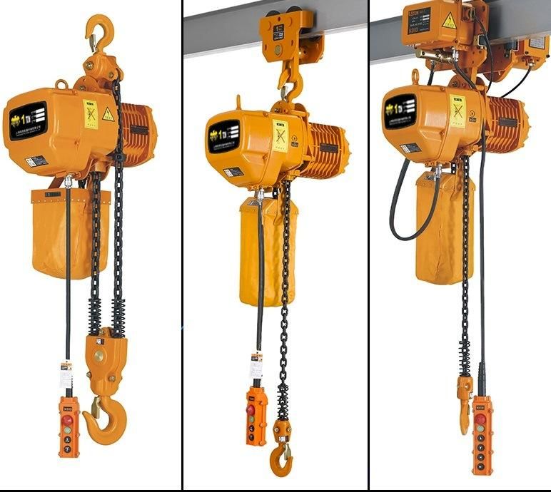 2 Speed 5 Ton Electric Chain Hoist Power Trolley 30 FT 230/380/460V