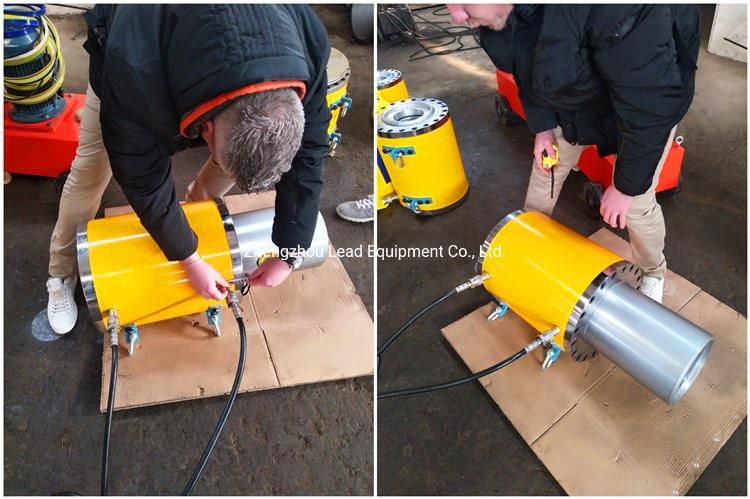 Center Hole Hydraulic Jack 500 Ton Hydraulic Jack for Post Tensioning