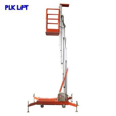 Single Mast Mini Portable Electric Man Lift with High Quality