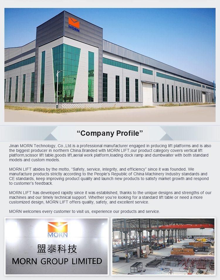 Shandong, China AC Morn Iron Pallet Scissor Lift Price Lifts