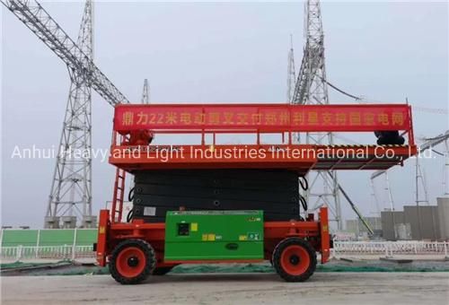 CE Approved Self Propelled Scissor Man Lift Jcpt1418DC Mobile Lifting Platform Price