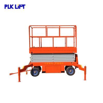 Mobile Hydraulic Working Platform Semi Electric Scissor Lifter