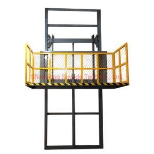300kg 500kg 800kg 1000kg Electric Small Goods Lift Warehouse Freight Elevator Hydraulic Vertical Cargo Lift
