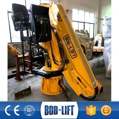 High Efficiency 5t Pedestal Used Marine Deck Ship Vessel Crane