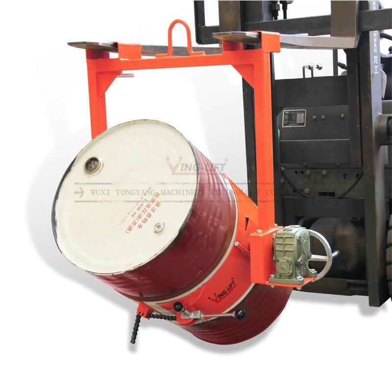 Drum Lifter Below-Hook Drum Carrier with 3-Piece Drum Holder Lm800 From Yinglift Vertical Drum Dispenser, Manual, 800 Lb Load Capacity, 8 in Overall Length