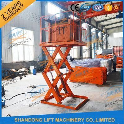 Hydraulic Stationary Scissor Vertical Electric Lift Ladder