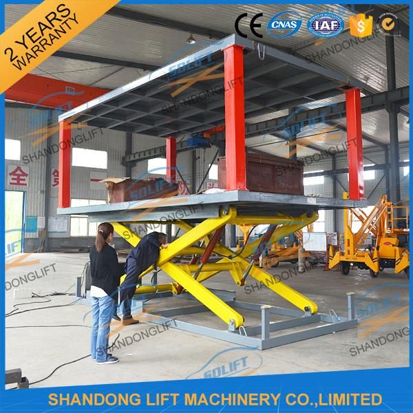 Underground Pit Scissor Car Parking Equipment with Ce