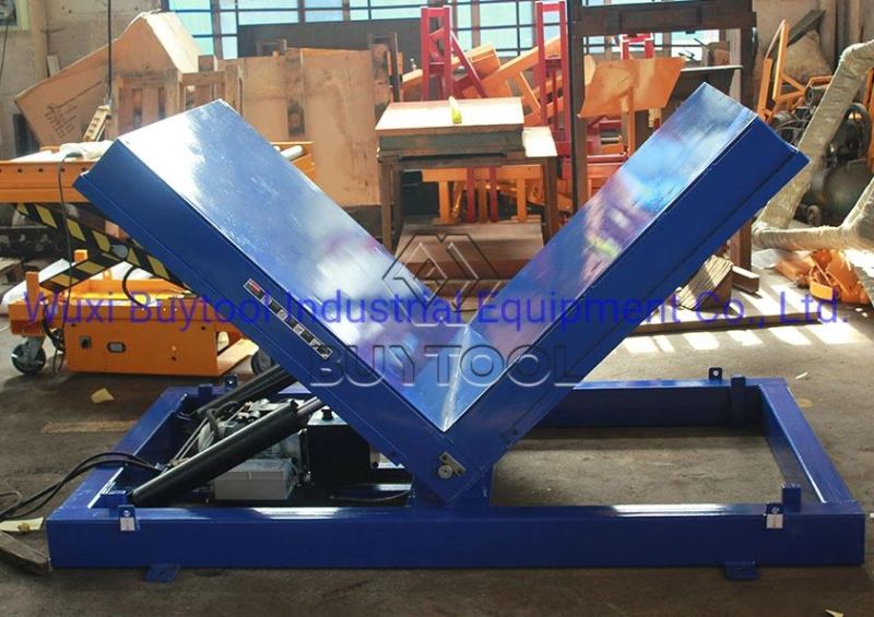 Hydraulic Scissor Lift Table with Tilt Platform