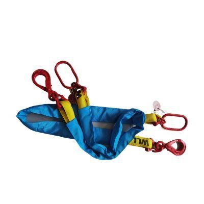 1ton to 5ton Round Sling Assembly Polyster Webbing Flat Sling with Eye-Bolt Hook for Oil Gas Tank