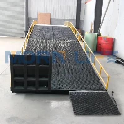 Hot Sale Morn 6t CE, ISO China Hydraulic Container Forklift Loading Ramp