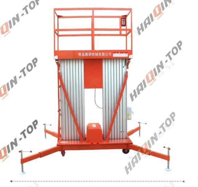 Aerial Work Machine Aluminum Trailing Hydraulic Lift Platform for Sale