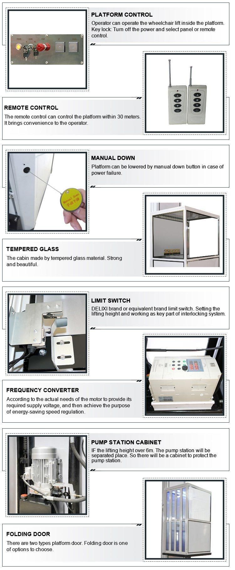 Morn Customized Vertical Home Lift Small Home Elevator Hydraulic Residential Elevator for Personal Use
