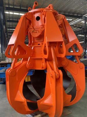 High Lifting Capacity Electro Hydraulic Grab for Scraps in Steel Plants