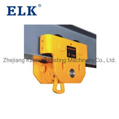 China Manufacturers 500kg-5ton Manual Trolley for Electric Hoist