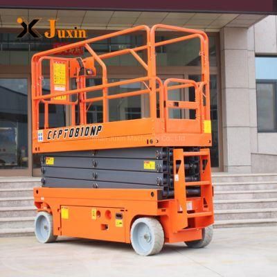 8m 320kg 450kg Electric Hydraulic Aerial Platform Mobile Scissor Lift Platform Table