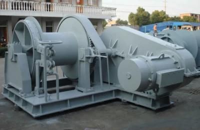 35 Ton Marine Diesel Hydraulic Electric Anchor Windlass Double Drum Marine Winch for Ship