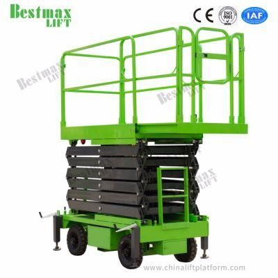 Sjy1-12 12m Platform Height 1000kg Load Capacity Push Around Lifting Equipment