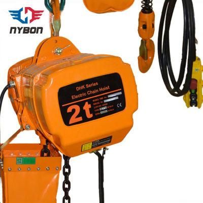 Monorail Chain Block 10 Ton Electric Chain Hoist with Trolley