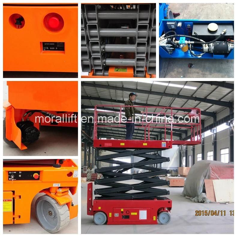 10m scissor design hydraulic man lift