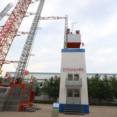 Lifting Machinery Sc100 Small Construction Elevator