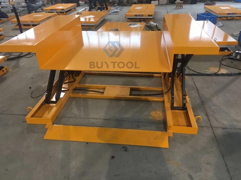 Loading Dock Lift with Zero-Low Ground Level