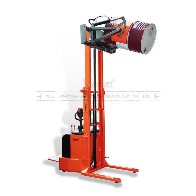 Lifting Height 2400mm and Loading Capacity 600kg Full Electirc Drum Handling Equipment