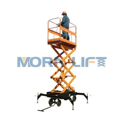 18m Working Height Aerial Work Platform Mobile Scissor Lift